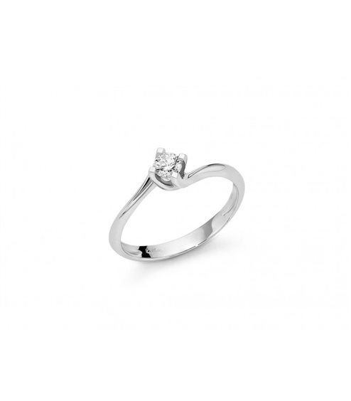 Anello Miluna Donna Solitario Di Diamanti in Oro Diamante 0.15 Ct LID5180-015G7 - LID5180-015G7